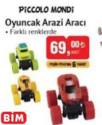 PİCCOLO MONDİ OYUNCAK ARAZİ ARACI